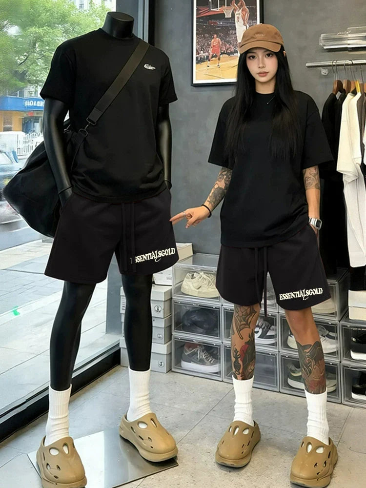 ESSENTIALS Script Logo Shorts
